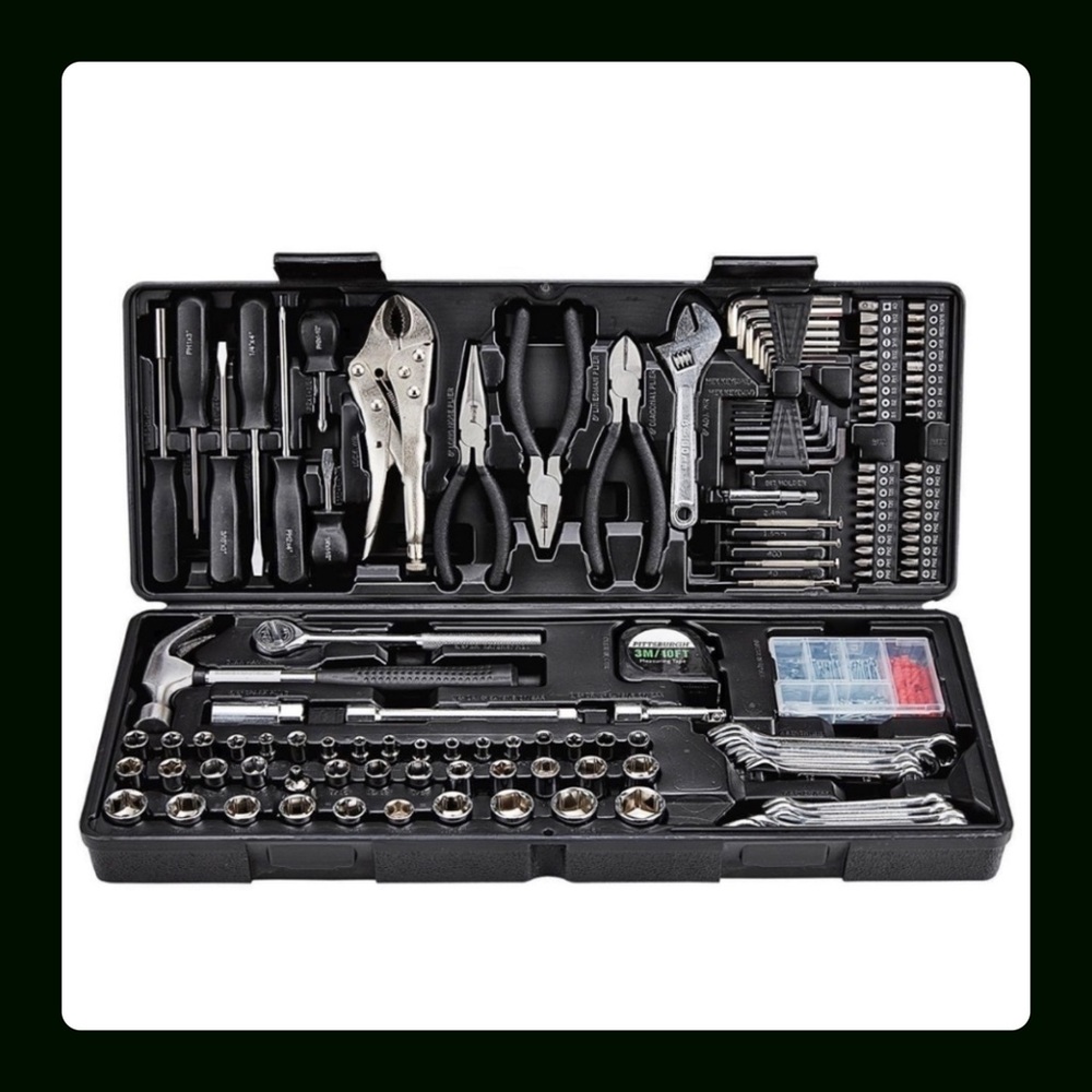 New - Pittsburg 130 piece Tool Kit with Case - Picture 2 of 6